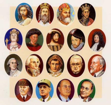 les derigeants de la france